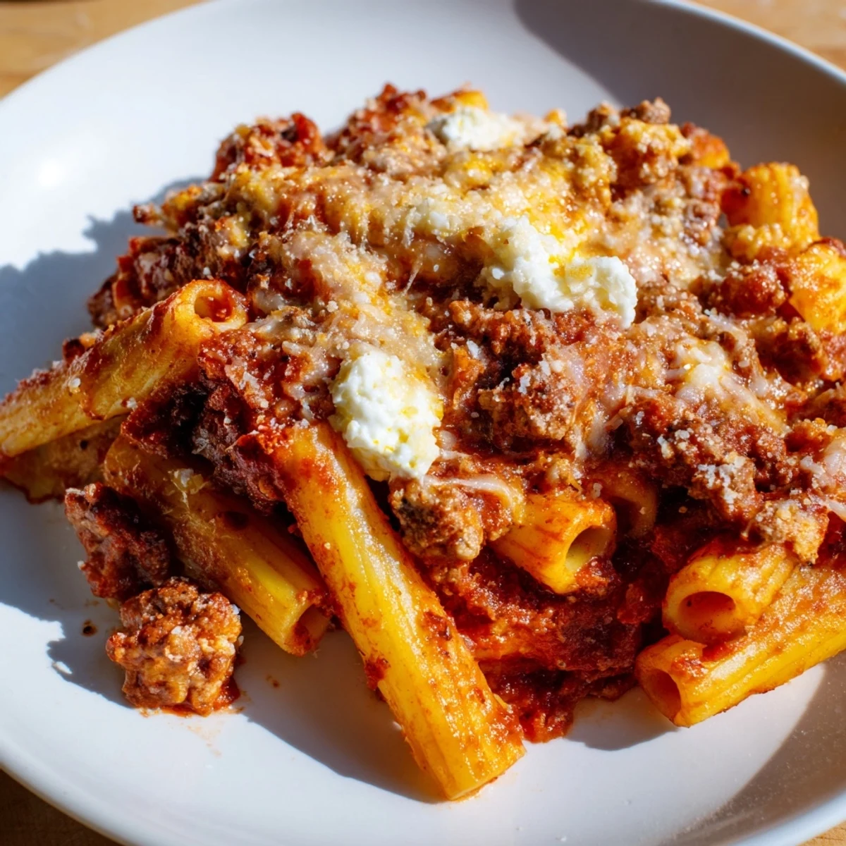 Baked Ziti Ground Beef