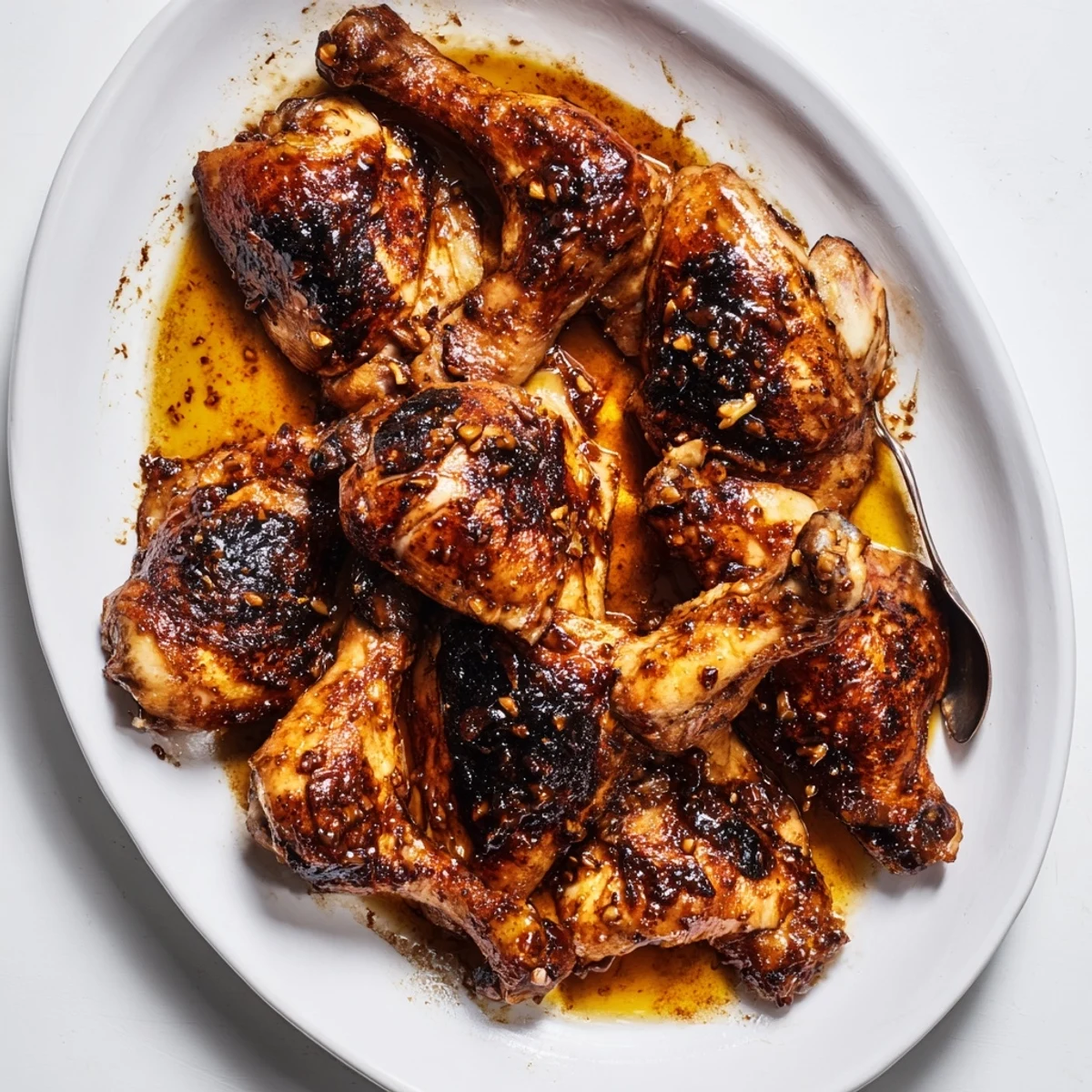 Golden roasted Ina Gartens Indonesian Ginger Chicken with caramelized glazed skin