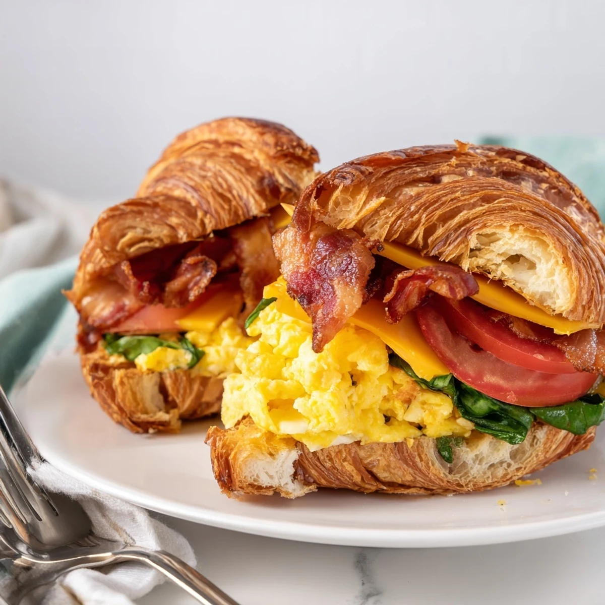 Croissant Breakfast Sandwiches