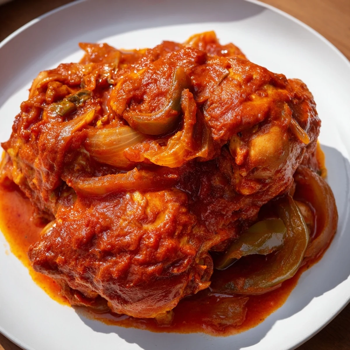 Senegalese Chicken Tomato Sauce
