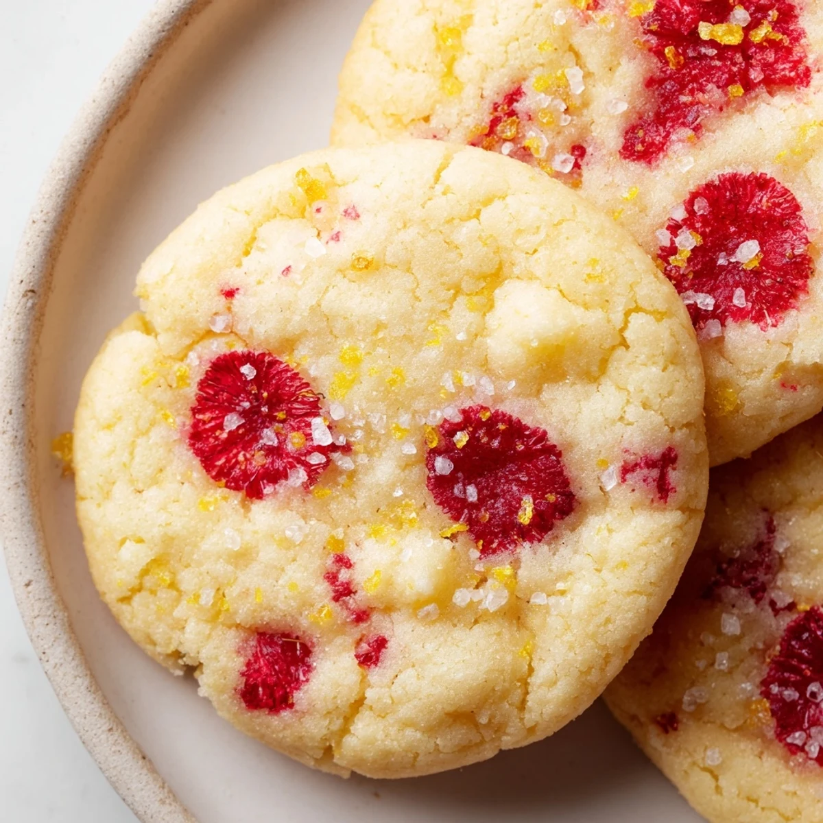 Lemon Raspberry Cookies