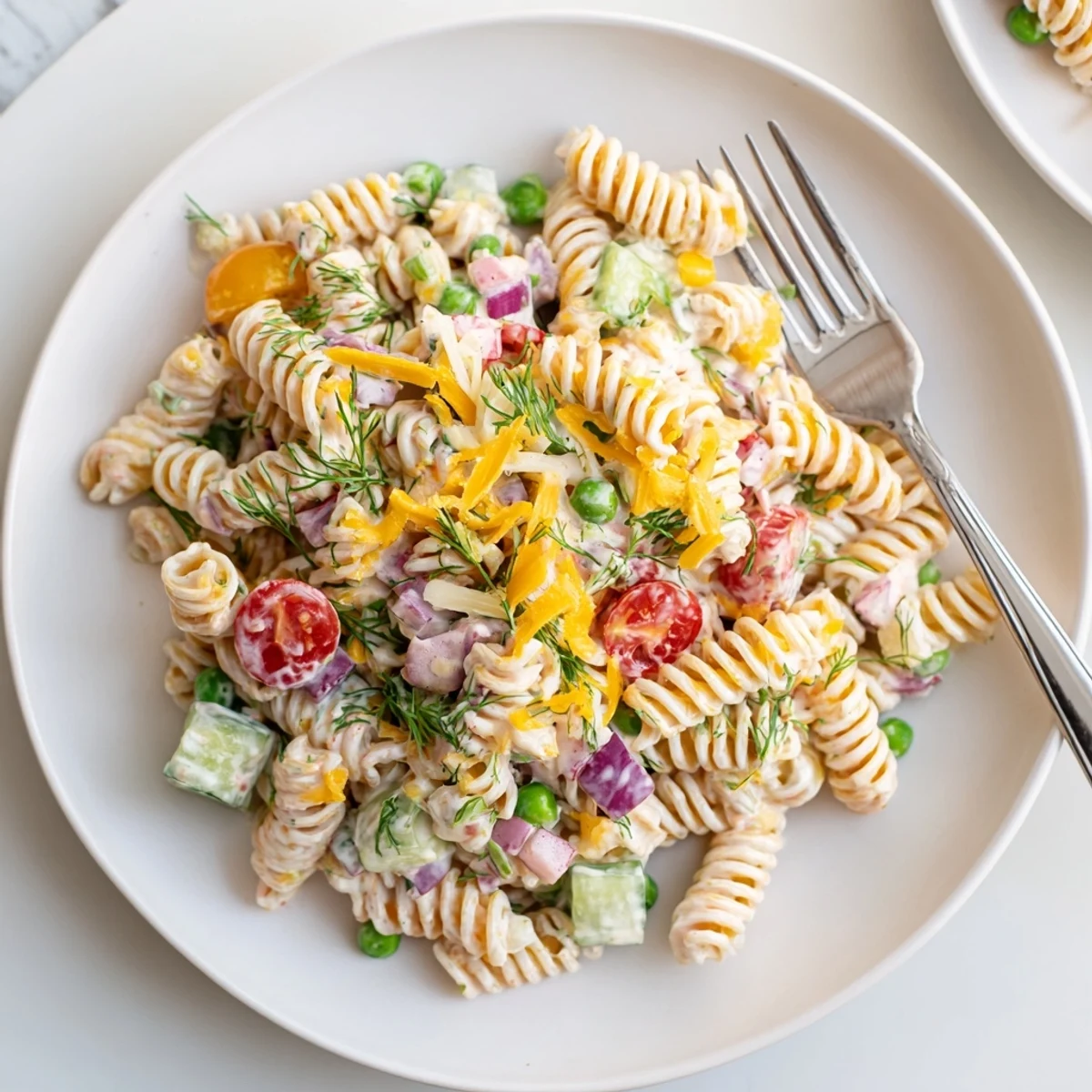 Creamy Ranch Pasta Salad