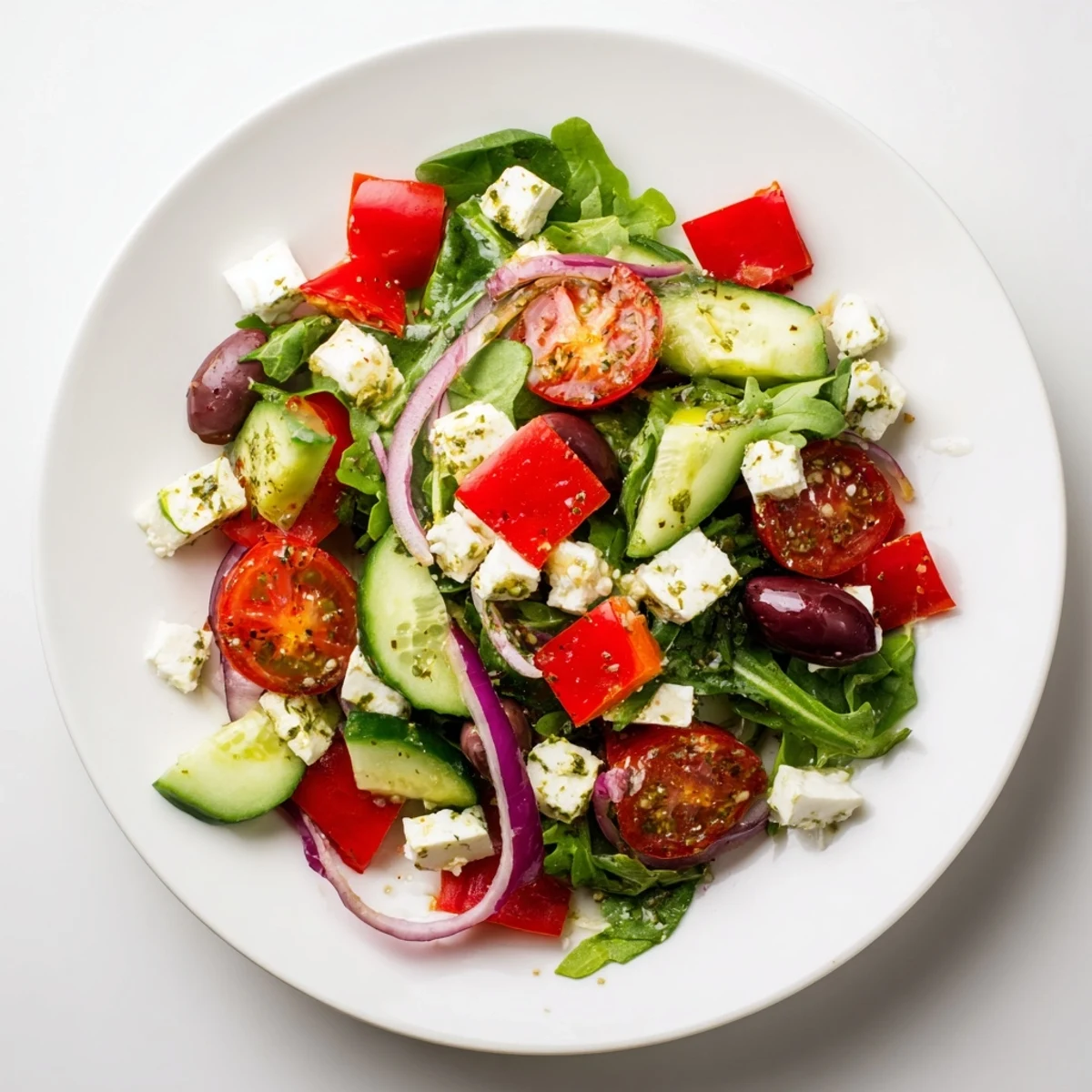 Serve Fresh Salad Recipe alongside grilled chicken for a light summer dinner.