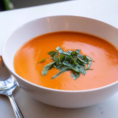 Creamy Tomato Basil Bisque