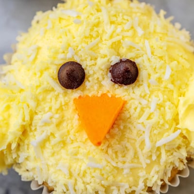 Easter Chick Cupcakes