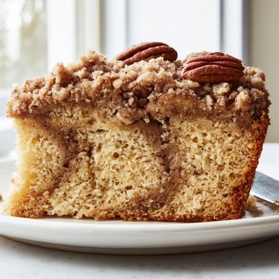 Cinnamon Pecan Crunch Cake